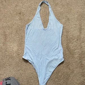 Light blue bodysuit